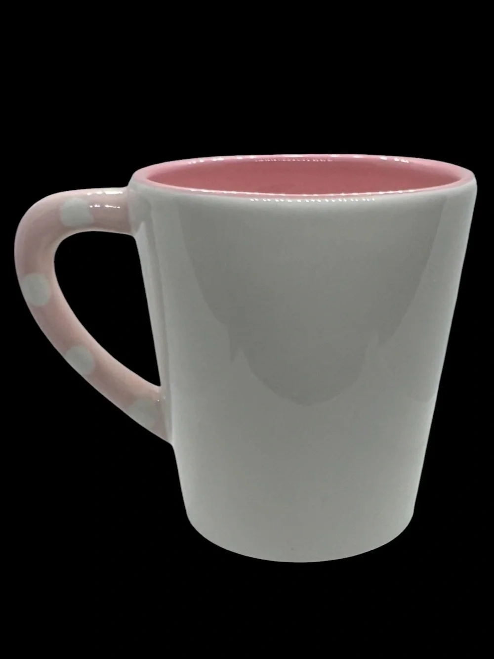 GANZ White and Pink Ceramic Mug with Crown Motif I Didn’t Ask to be Princess